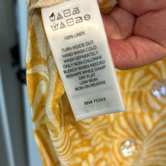 Rachel Zoe 100% linen sleeveless top size L NWOT - Picture 4 of 7